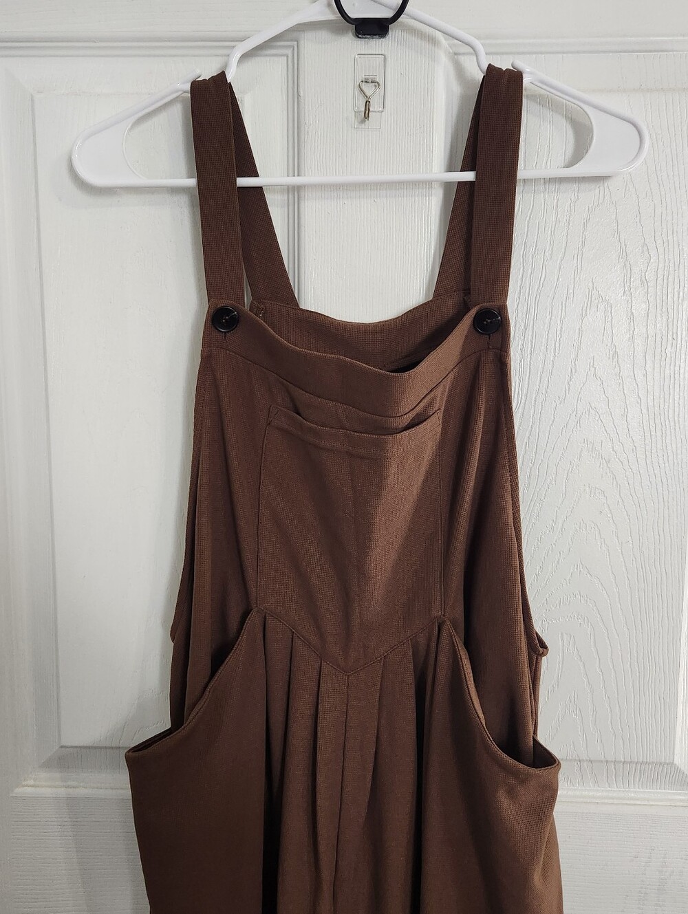NWT Halara brown overalls size XL lagenlook boho hippie countrycore slouchy - Picture 3 of 13